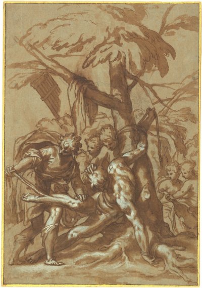 Marsyas flågning av Paolo Farinati