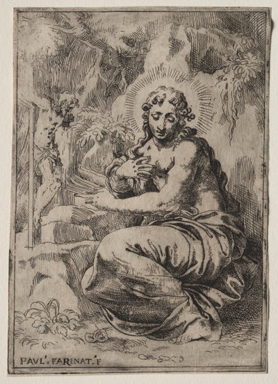 Magdalena, sent 1500-tal. av Paolo Farinati