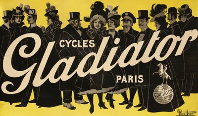 Cyklar Gladiator, c. 1900. av Paolo Henri