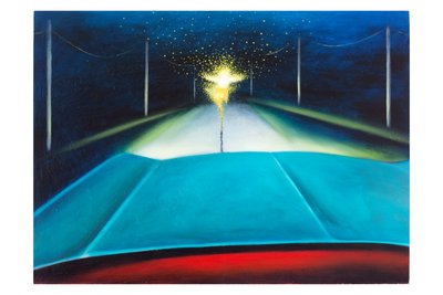 Mythologica n°9: Ulysses, 2025 (olja på träpanel) av Paolo Perfranceschi