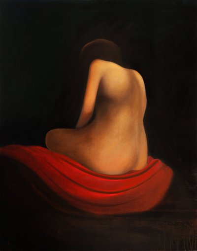 Utan titel, 2016 (olja på träpanel) av Paolo Perfranceschi