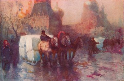 Isbärande i Moskva, 1800-talet av Paolo Sala