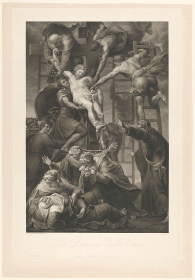 De kruisafneming La discesa della croce (titel på objekt) av Paolo Toschi