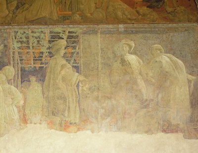 Detalj från "Green Stations of the Cross" (fresk) av Paolo Uccello