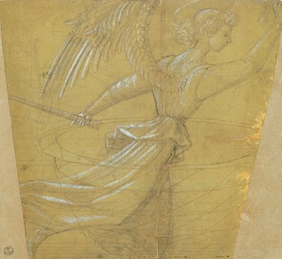 Studie av kalk med ängel av Paolo Uccello
