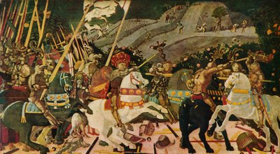 Slaget vid San Romano, c1438, 1909 av Paolo Uccello