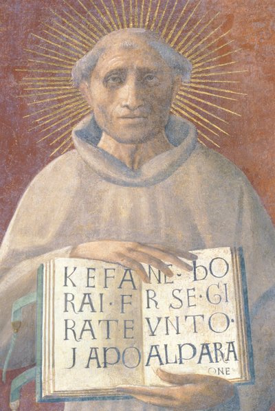 Den välsignade Jacopone da Todi av Paolo Uccello