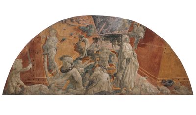 Översvämningen och vattnet avtar, c. 1440. av Paolo Uccello