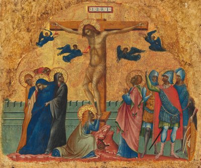 Korsfästelsen, ca. 13401345. av Paolo Veneziano