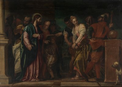 Kristus och den äktenskapsbrytande kvinnan av Paolo Veronese