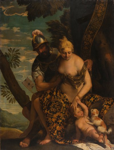 Mars och Venus av Paolo Veronese