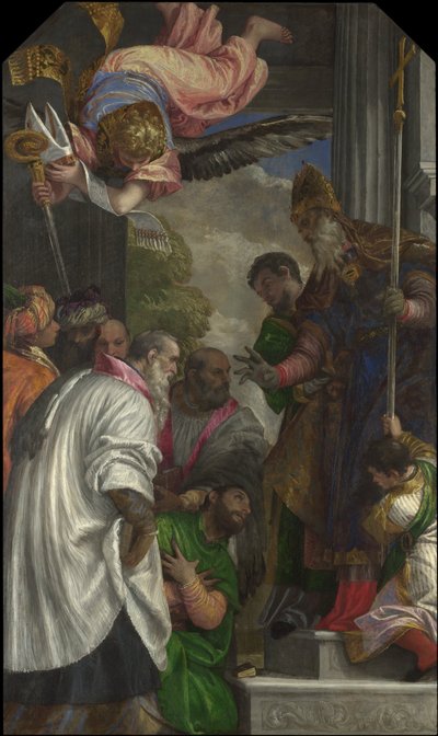 Sankt Nikolaus invigning, 1562 av Paolo Veronese