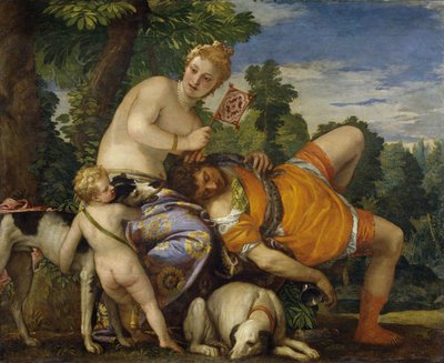 Venus och Adonis av Paolo Veronese