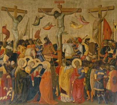 Korsfästelsen (målning) av Paolo di Stefano Badaloni Schiavo