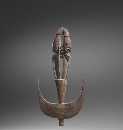 Upphängningskrok (Samban), Iatmul, Middle Sepik, Papua, Nya Guinea (trä) av Papua New Guinean