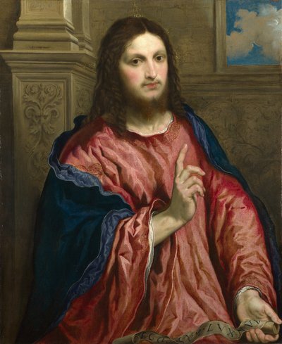 Kristus som världens ljus, ca. 1550 av Paris Bordone