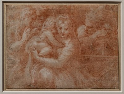 Helig familj med två heliga av Parmigianino (1503 40)