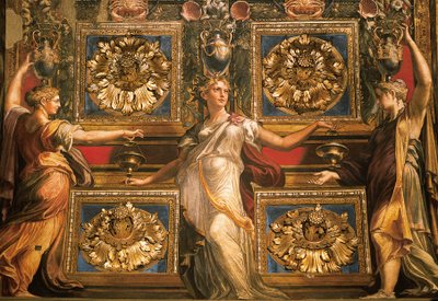 Three Foolish Virgins, av Francesco Mazzola, känd som Parmigianino av Parmigianino