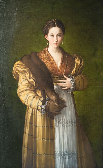 Porträtt av en ung dam, Antea av Parmigianino (1503 40)