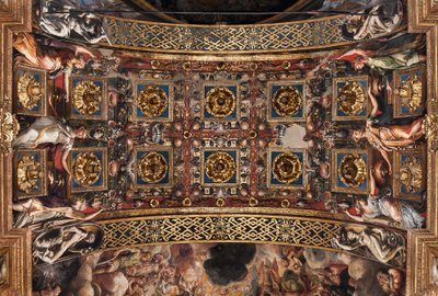 De tre vise jungfrurna och de tre dåraktiga jungfrorna av Parmigianino