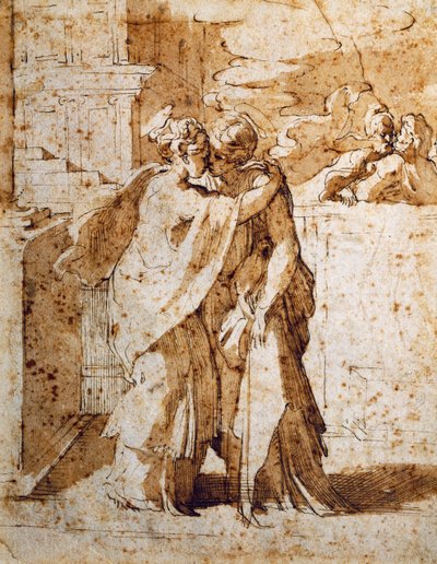 Visitation av Parmigianino