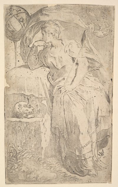 Astrologi, tidigt 1500-tal. av Parmigianino
