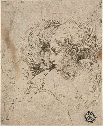 Kvinnliga huvuden av Parmigianino