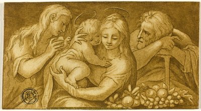 Heliga familjen med Maria Magdalena av Parmigianino