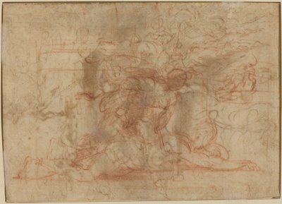 Jael och Cisera? [mot] av Parmigianino