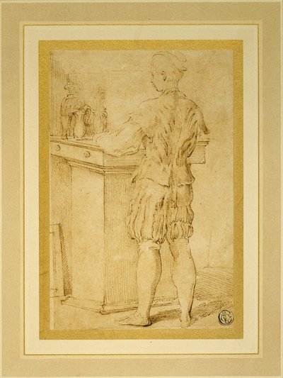 Page Serving Wine eller Målarens lärling av Parmigianino