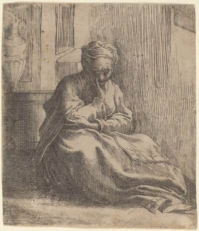 Saint Thais av Parmigianino