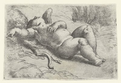Sova cupid av Parmigianino