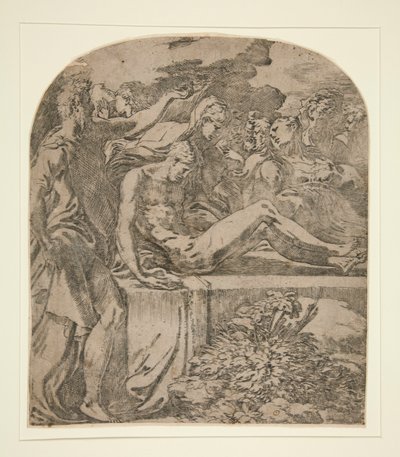 Kristi begravning / Gravläggningen av Parmigianino