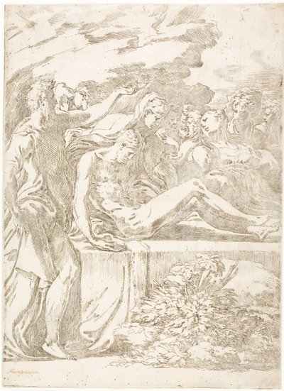 Gravläggningen av Parmigianino
