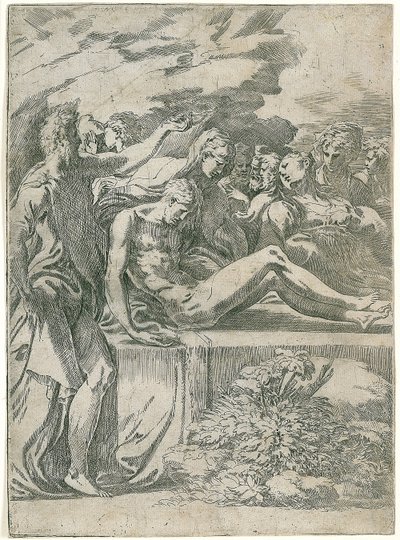 Kristi gravläggning av Parmigianino