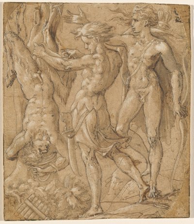 Marsyas flågning av Parmigianino