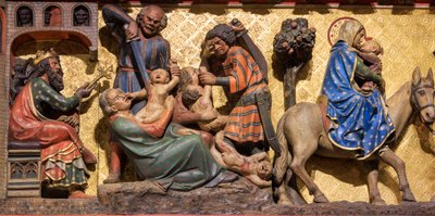 Interiör från Notre Dame de Paris, 2024 (foto) av Pascal Lemaitre