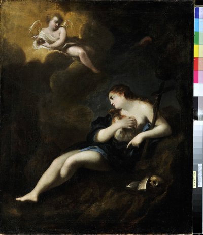 Marie Madeleine penitente (olja på duk) av Pasqualino