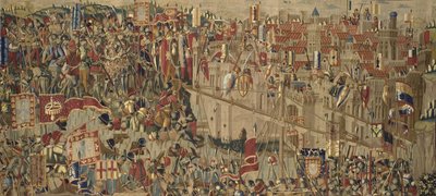 Pastrana-gobelängerna, tillverkning i Tournai, troligen från Passchier Greniers verkstad, ca 1471 - 1475 (gobeläng) av Pasquier (workshop of) Grenier