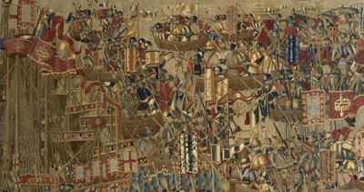 Pastrana-gobelängerna, tillverkning i Tournai, troligen från Passchier Greniers verkstad, ca 1471 - 1475 (gobeläng) av Pasquier (workshop of) Grenier