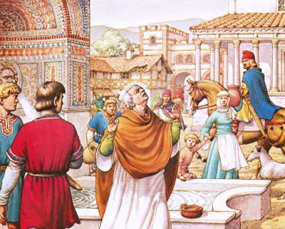 St. Cuthbert von Pat (1907-95) Nicolle