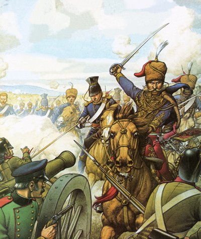 Der Angriff der Leichten Brigade von Pat (1907-95) Nicolle