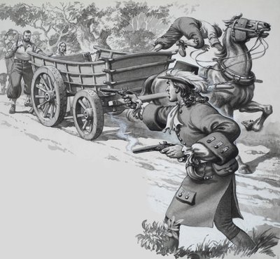 Piskningen av änkan Green av Pat (1907-95) Nicolle