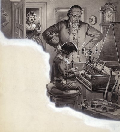 Der junge Ludwig van Beethoven von Pat (1907-95) Nicolle