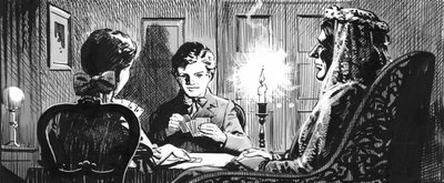 Illustration till Great Expectations av Charles Dickens (penna och tusch) av Pat (1907 95) Nicolle