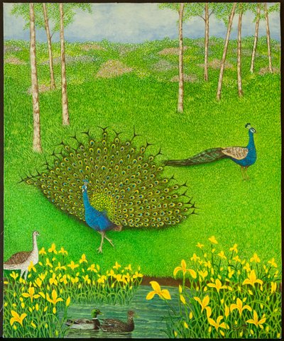 Winning Ways, 2012 (akryl på papper) av Pat Scott