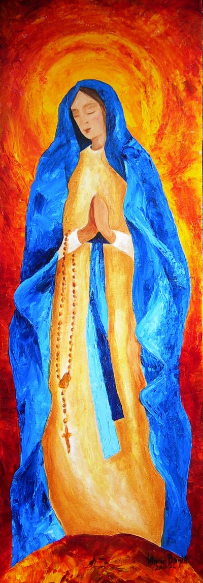 Madonna från Rosenkransen, 2011 av Patricia Brintle