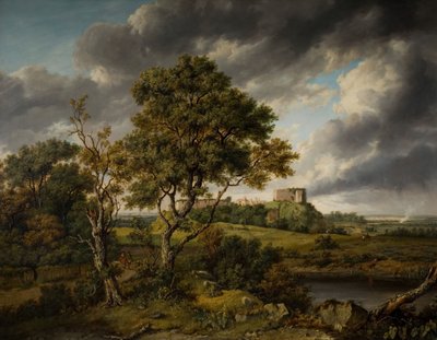 Carisbrooke Castle, Isle Of Wight, 1831. av Patrick Nasmyth