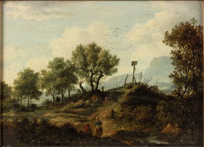 The Aberuchills (The Loch Aber Hills), 1824 av Patrick Nasmyth