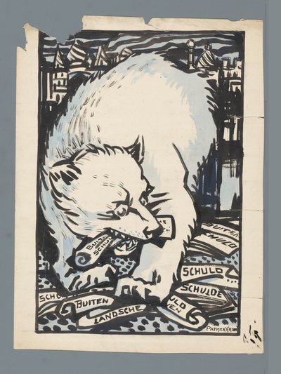 rysk öl av Patricq Kroon (signed by artist)